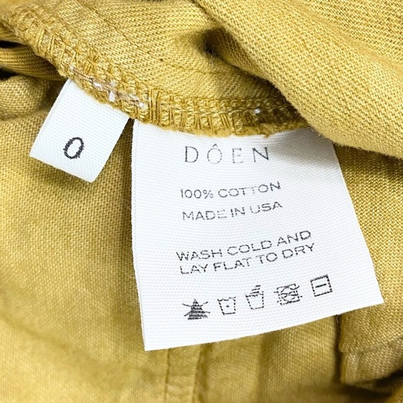 Doen Bleecker Pants In Oak 0 NWT - Picture 9 of 9